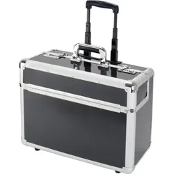 ALUMAXX Pilotenkoffer C-2, Aluminium im Carbon-Look, 2 Rollen