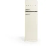 CREATE / FRIDGE STYLANCE TOP/Kühlschrank Kombi Creme/Design und Stil Retro Vintage, 245L, Gefrierschrank, 3 Regale