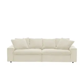 Sofa.de Big Sofa Stoff 3-Sitzer Grau