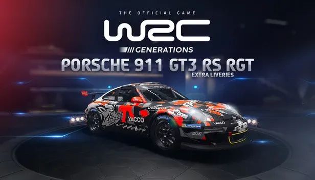 WRC Generations - Porsche 911 GT3 RS RGT Extra liveries