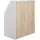 Gami Kleiderschrank UNDER 91 x 110 x 50 cm Braun/Weiß
