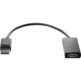 HP DisplayPort zu HDMI True 4K Adapter Schwarz