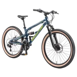 Bikestar Fully MTB Alu 24 Zoll RH 33 cm grün