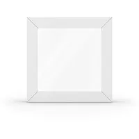 Alufenster Weiß RAL 9016, aluprof MB-45, 500 x 500 mm, einteilig, festverglast, individuell konfigurieren