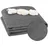 Dreieck HDPE 360 x 360 x 510 cm Grau