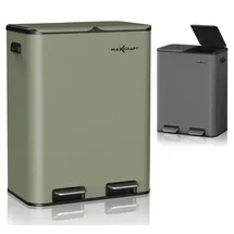 MAXCRAFT Mülleimer 60 l Grün