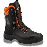 SWS Forst Schnittschutzstiefel S3 (Größe 43) – Klasse 2 Forststiefel mit Stahlkappe & Schnittschutz – KWF zertifiziert – Rindsleder – rutschfeste Sohle nach EN ISO 17249 - 43 EU