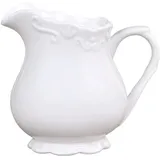 Chic Antique Provence Milch Kännchen, H9 cm | 250 ml weiß
