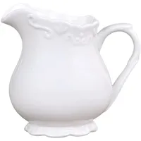 Chic Antique Provence Milch Kännchen, H9 cm | 250 ml weiß