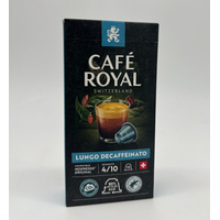10 Cafe Royal Kapseln für Nespresso Lungo Decaffeinato 16 Sorten 5,98€/100gr.