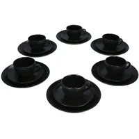 Mambocat Panther Kaffeeservice 18-tlg. schwarz