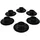 Mambocat Panther Kaffeeservice 18-tlg. schwarz