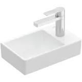 Villeroy & Boch V&B Handwaschbecken Avento 36x22cm, 1 HL, o ÜL, links, weiß C-plus