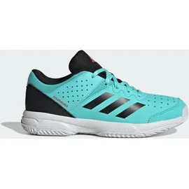 adidas Kinder Handballschuhe Court Stabil, Größe 37 1⁄3 in Blau FLAAQU/CBLACK/FTWWHT