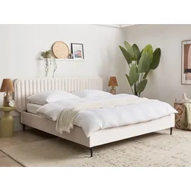 Beliani Brin 180 x 200 cm Beige/Schwarz