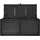 House Nordic Kissenbox Dubrovnik 490 l Schwarz