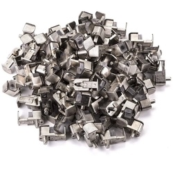 SO-TECH® Wandregalhalter Glasbodenträger E410 / E420 Fachbodenträger Schrankbodenträger, 100-tlg., verzinkt, mit Kippsicherung