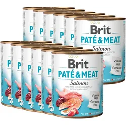 BRIT PATE & MEAT SALMON 12x800g