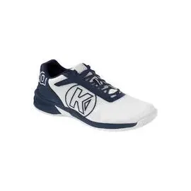Kempa Attack Three 2.0 Game Changer Handballschuhe, Sportschuhe, Turnschuhe, Weiß Marine, 43