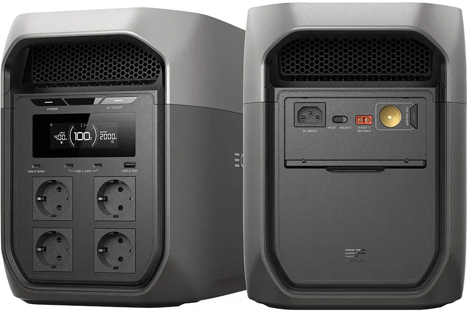 EcoFlow Delta 3 Max Powerstation | 2048 Wh 2400 W