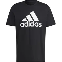 adidas Essentials Single Jersey Big Logo T-Shirt Black / White M