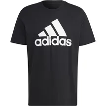 adidas Essentials Single Jersey Big Logo T-Shirt Black / White M
