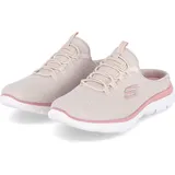 SKECHERS Clogs Pantoletten Swift Step Taupe Mesh vegan, Größe:40, Farbauswahl:beige - 40