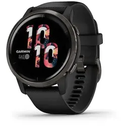 Garmin Venu 2 GPS-Multisportuhr Schwarz/Schiefergrau Smartwatch