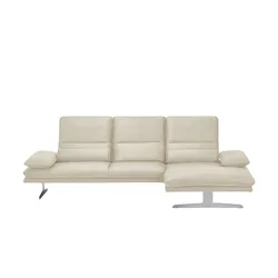 W.SCHILLIG Ecksofa aus Mikrofaser Broadway , beige , Maße (cm): B: 291 H: 94 T: 164