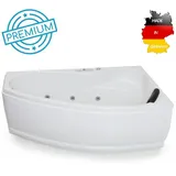 Basera Formentera Eck-Whirlpoolbadewanne 160 x 90 cm (Premium) MPNR