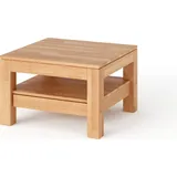 kiki design Couchtisch, Bergen, Tisch Massiv 70 cm mit 1 Schubkasten, Wohnzimmer, - Naturbelassen