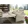 Hukla Couch Leder 3-Sitzer Beige