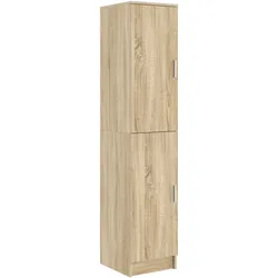 vidaXL Buffet-Schrank Sonoma Eiche Spanplatte mit Sonoma Eichen-Finish