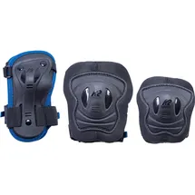 K2 Raider Pro Pad Set Kinder Schoner-Set, blau - schwarz