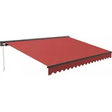Oviala - Markise mit Halbkasten in 3 x 2,50 m Rot