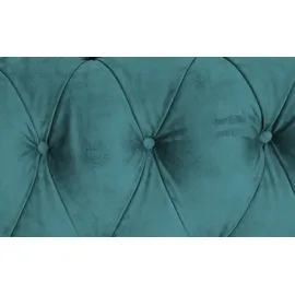 Soho Einzelsofa Churchill ¦ türkis/petrol ¦ Maße (cm): B: 252 H: 79 T: 100.0