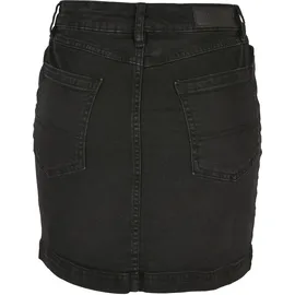 URBAN CLASSICS Organic Stretch Kurzer Rock Mit Hoher Taille Black Washed 27