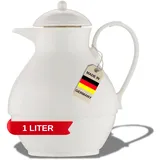 Helios Nostalgie Kunststoff-Isolierkanne, weiß, 1 Liter