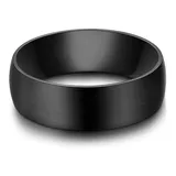 True Rebels Ring aus Edelstahl in schwarz | Gr.: 60