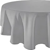 Sander Tischdecke Loft fleckabweisend Silber Größe rund: 150 cm Ø