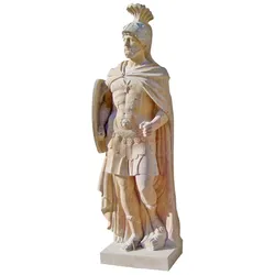 Casa Padrino Antik Stil Marmor Skulptur Römer Beige H. 200 cm