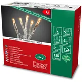 Konstsmide 6352-823 Micro-Lichterkette Innen netzbetrieben Anzahl Leuchtmittel 35 bernsteinfarbene Dioden 24V Innentrafo transparentes Kabel