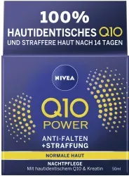 NIVEA Q10 Power Anti-Falten + Straffung Nachtpflege 50 ml - Dose