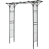 Wiltec Rankgitter Rosenbogen 205 x 50 x 208 cm, Rosenspalier Rankhilfe Pflanzgitter für Rosen, freistehende