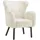 Tectake Relaxsessel Vänersborg Bouclé 69 x 92 x 71 cm Beige