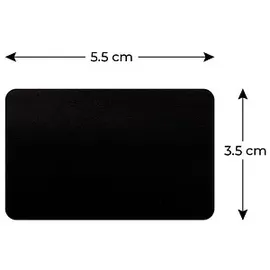 ALLboards Kreideetiketten schwarz 5,5 x 3,5 cm, 120 St.