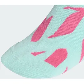 adidas Lionel Messi Print Socken 3er Pack Semi Flash Aqua/White/White 40-42