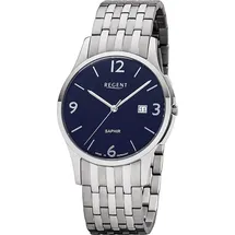 REGENT Herren Uhr GM-1616 Analog Armbanduhr silber D2URGM1616 - Silber