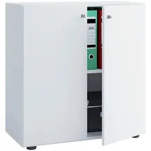 VCM Lona Aktenschrank 70 x 40 x 74 cm weiß