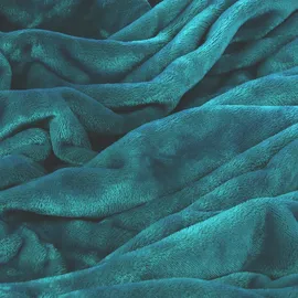 nyvi Winter Bettwäsche Set DreamScience Cashmere Touch - Kuschelweich & Wärmend - Mit Reißverschluss Größe:135x200 + 80x80 cm petrol